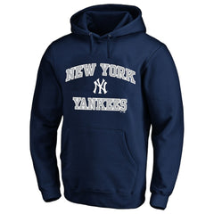 New York Yankees Big & Tall Heart & Soul Hoodie Navy