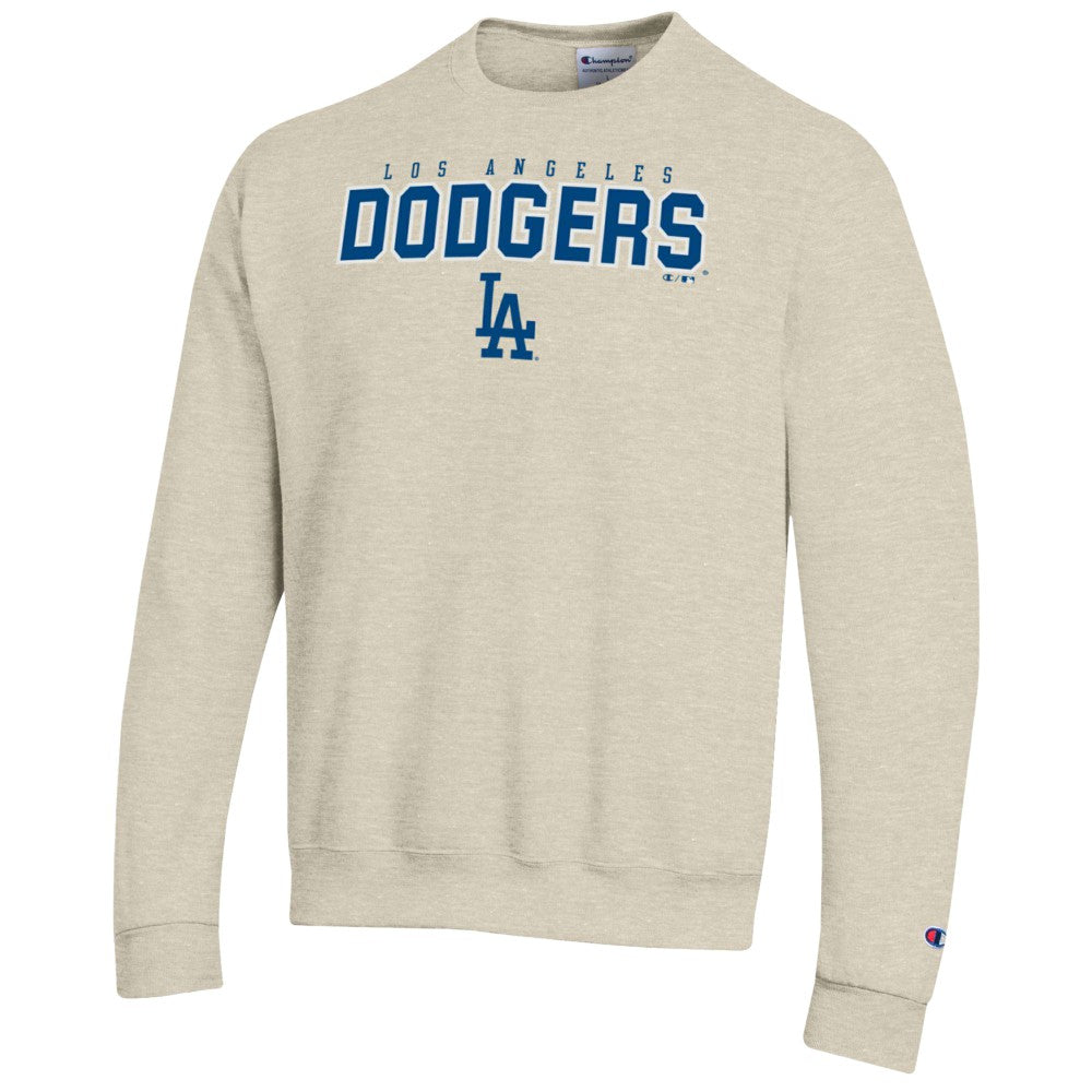 Los Angeles Dodgers Champion Eco Powerblend Sweatshirt Oatmeal