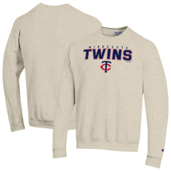 Minnesota Twins Champion Eco Powerblend Sweatshirt Oatmeal