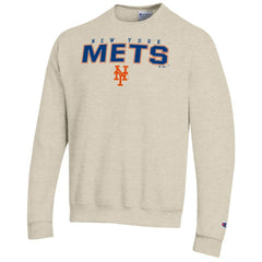 New York Mets Champion Eco Powerblend Sweatshirt Oatmeal