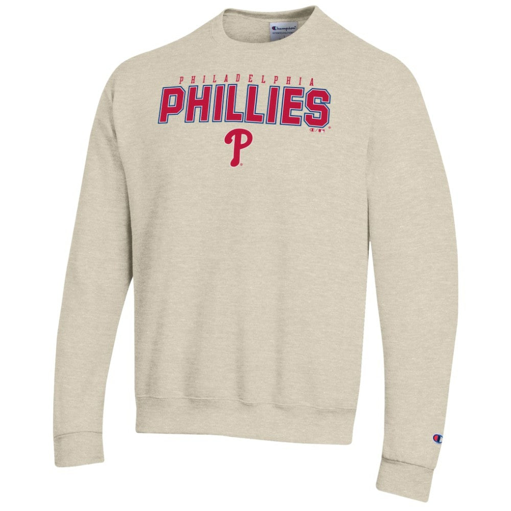 Philadelphia Phillies Champion Eco Powerblend Sweatshirt Oatmeal