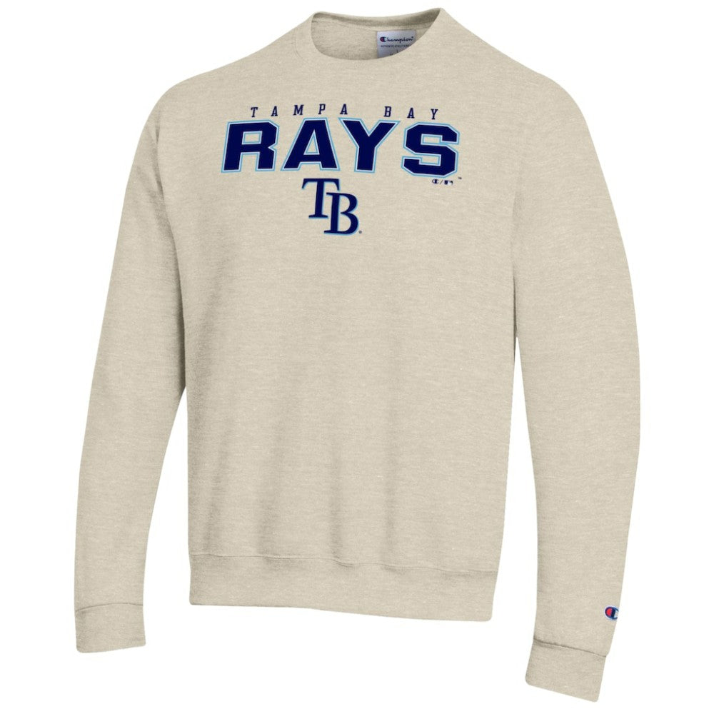 Tampa Bay Rays Champion Eco Powerblend Sweatshirt Oatmeal
