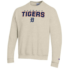 Detroit Tigers Champion Eco Powerblend Sweatshirt Oatmeal