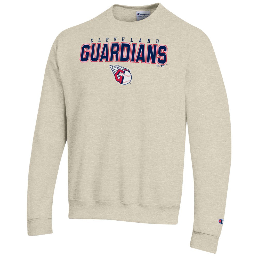 Cleveland Guardians Champion Eco Powerblend Sweatshirt Oatmeal