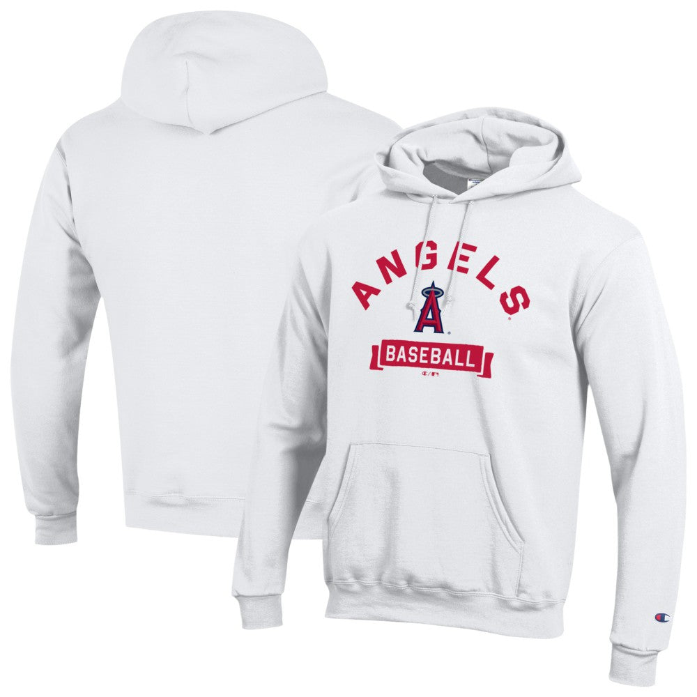 Los Angeles Angels Champion Eco Powerblend Hoodie White