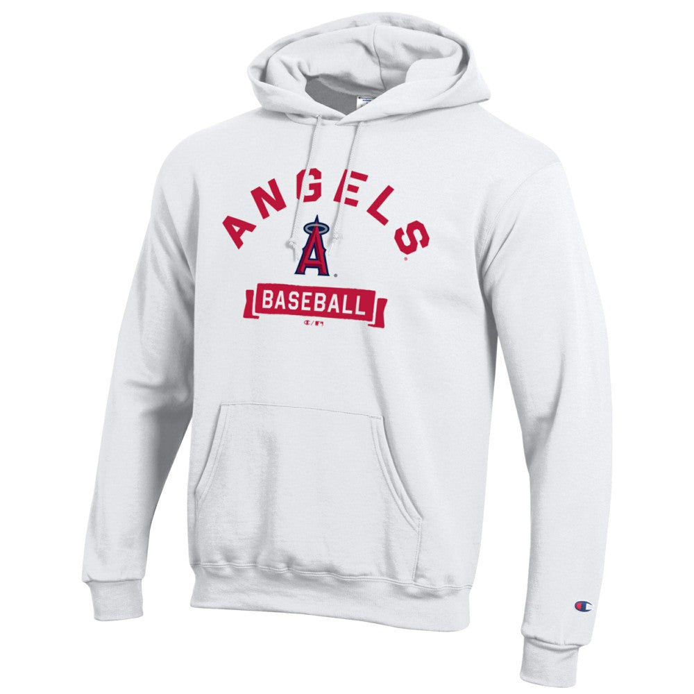 Los Angeles Angels Champion Eco Powerblend Hoodie White