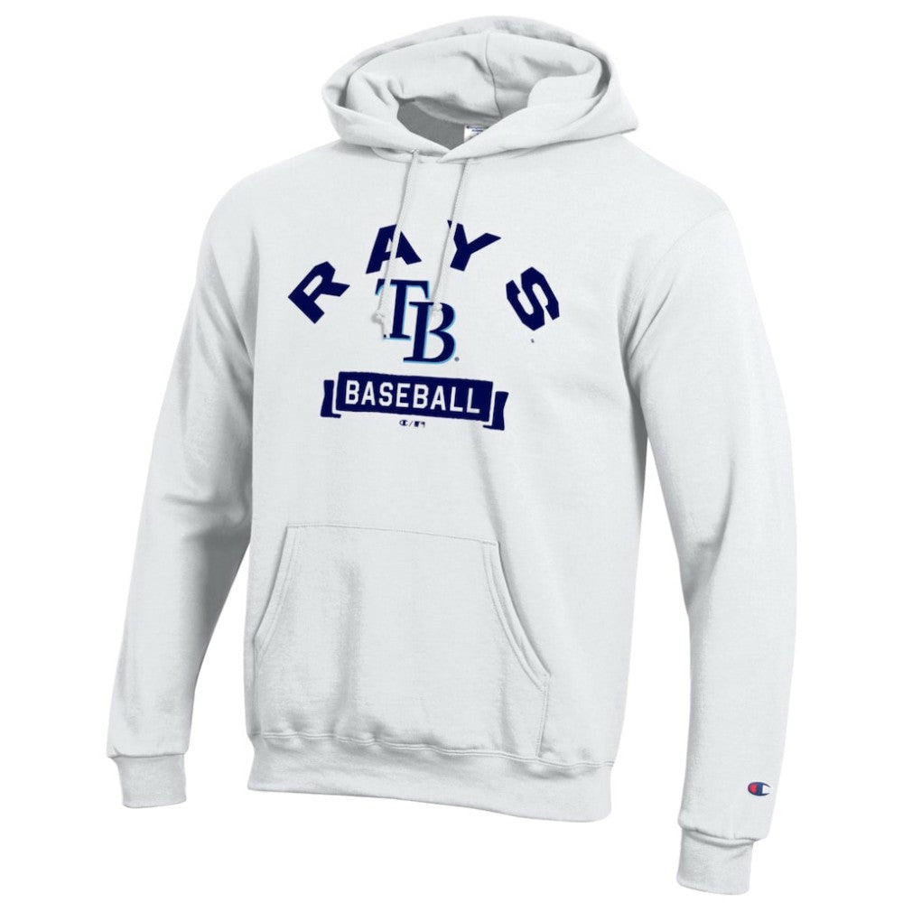 Tampa Bay Rays Champion Eco Powerblend Hoodie White