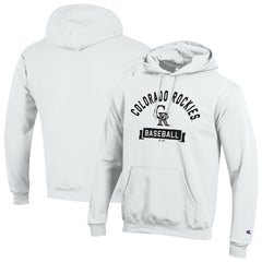 Colorado Rockies Champion Eco Powerblend Hoodie White