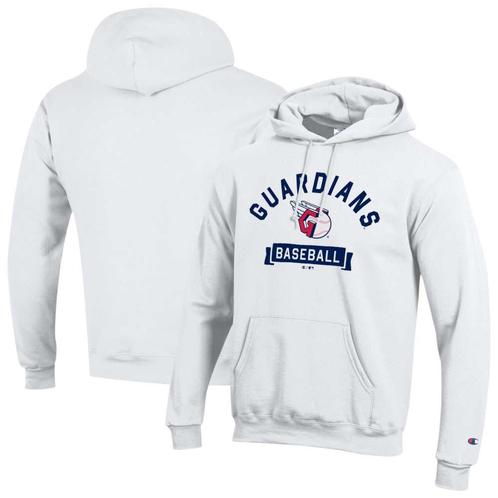 Cleveland Guardians Champion Eco Powerblend Hoodie White