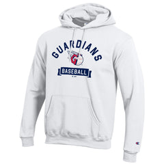Cleveland Guardians Champion Eco Powerblend Hoodie White
