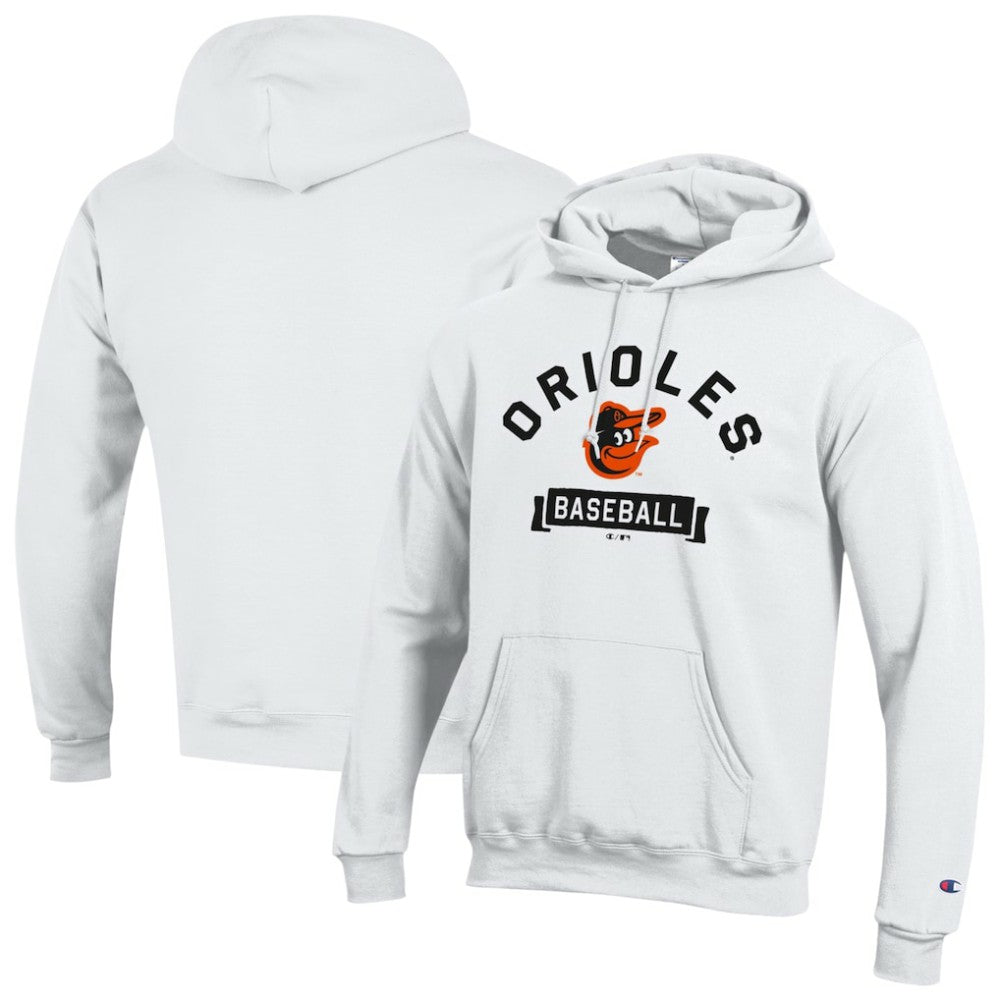 Baltimore Orioles Champion Eco Powerblend Hoodie White