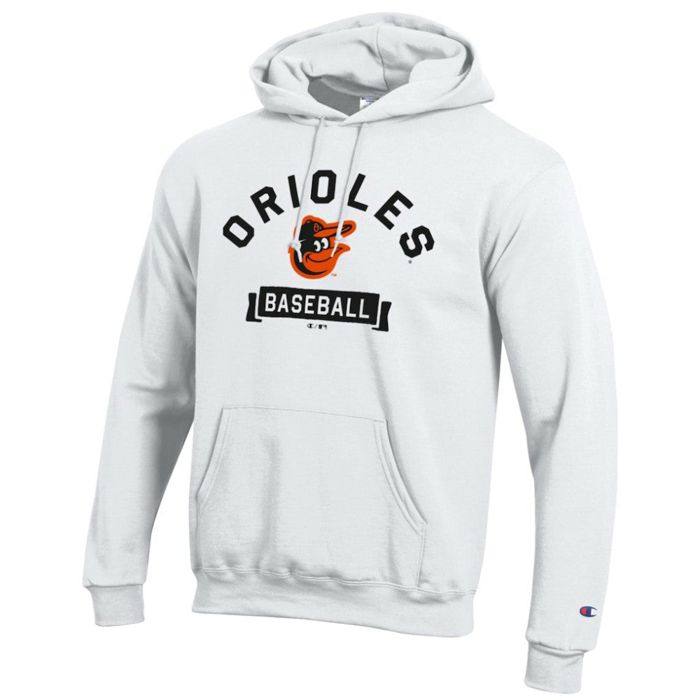 Baltimore Orioles Champion Eco Powerblend Hoodie White