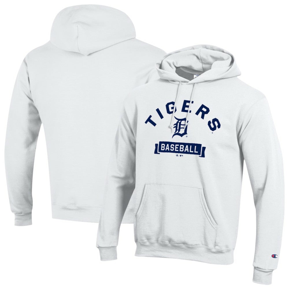 Detroit Tigers Champion Eco Powerblend Hoodie White