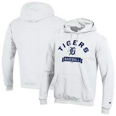 Detroit Tigers Champion Eco Powerblend Hoodie White