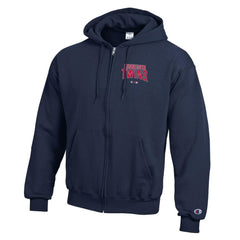 Minnesota Twins Champion Eco Powerblend Full-Zip Hoodie Navy