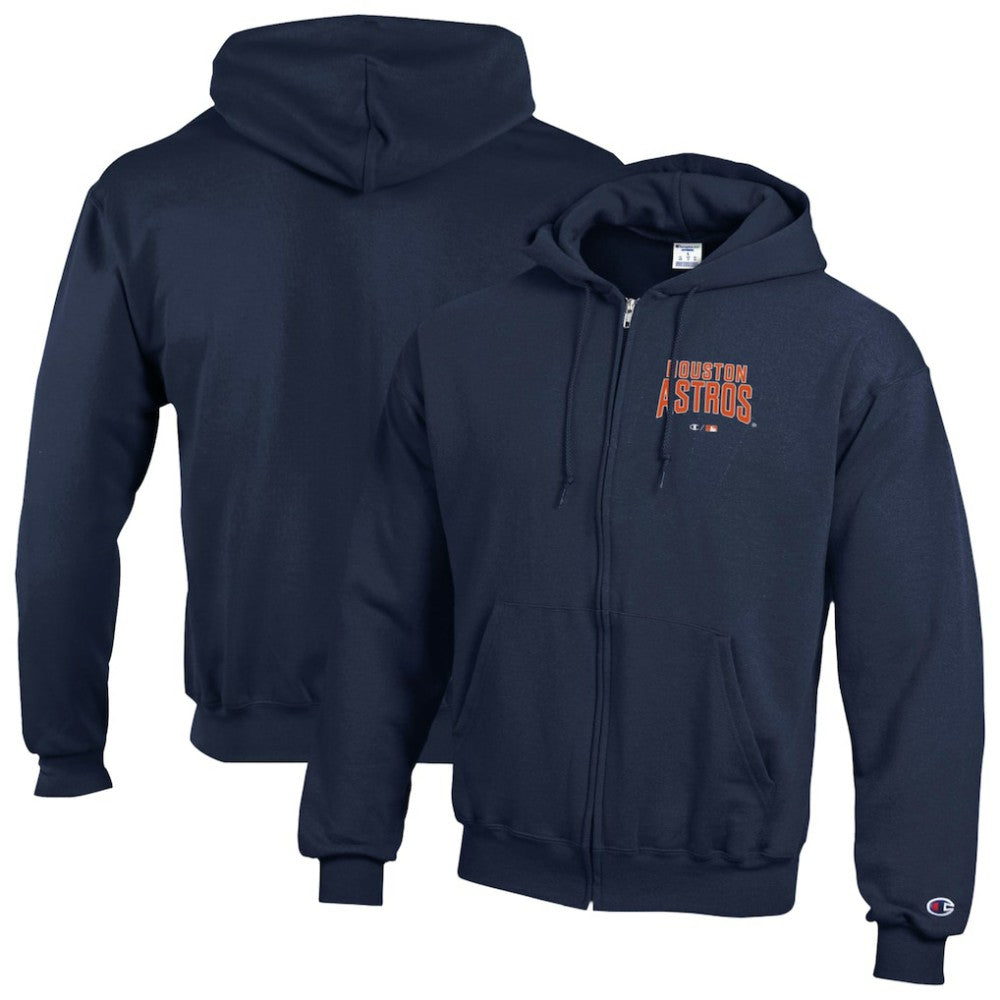 Houston Astros Champion Eco Powerblend Full-Zip Hoodie Navy