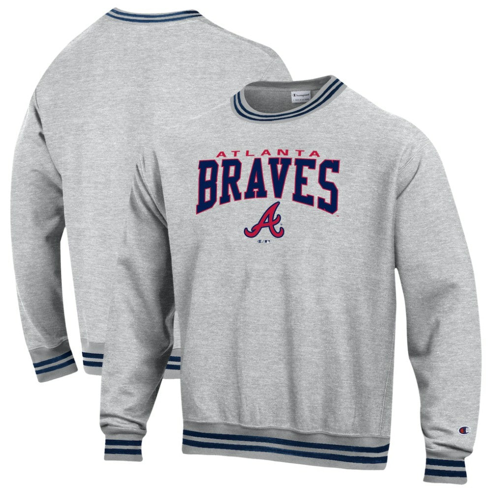 Atlanta Braves Champion Reverse Weave Sweatshirt Navy