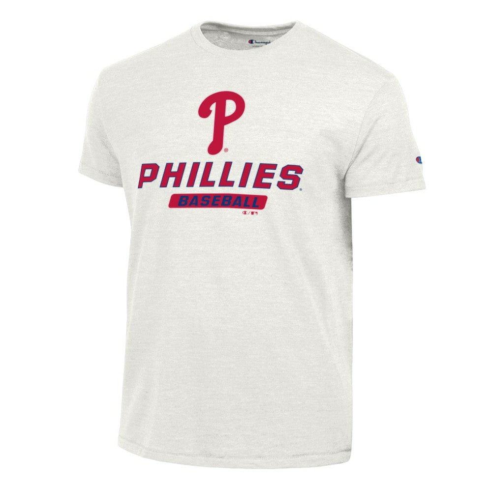 Philadelphia Phillies Champion Ultimate Tri-blend T-Shirt White
