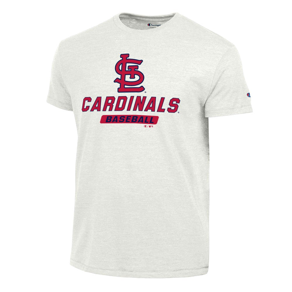 St. Louis Cardinals Champion Ultimate Tri-blend T-Shirt White