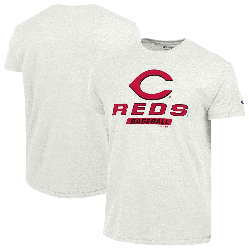 Cincinnati Reds Champion Ultimate Tri-blend T-Shirt White