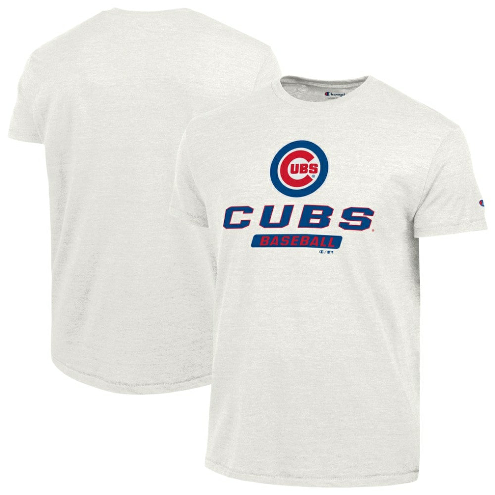Chicago Cubs Champion Ultimate Tri-blend T-Shirt White