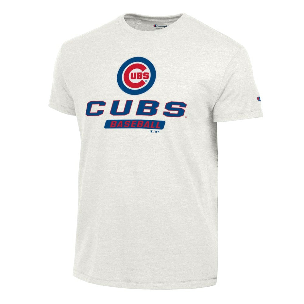 Chicago Cubs Champion Ultimate Tri-blend T-Shirt White