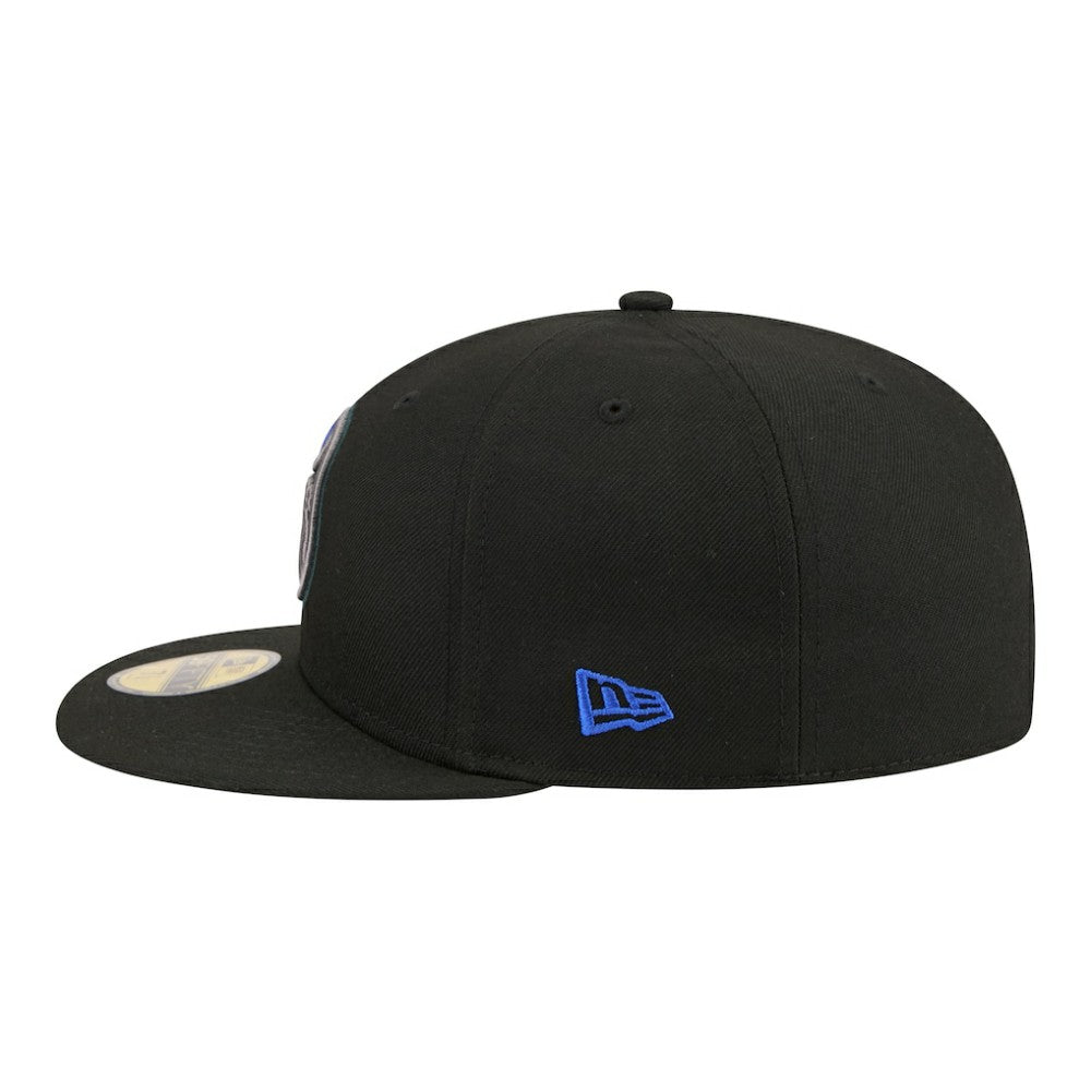 Edmonton Oilers New Era Color Pop 59FIFTY Fitted Hat Black