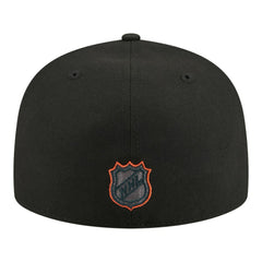 Anaheim Ducks New Era Color Pop 59FIFTY Fitted Hat Black