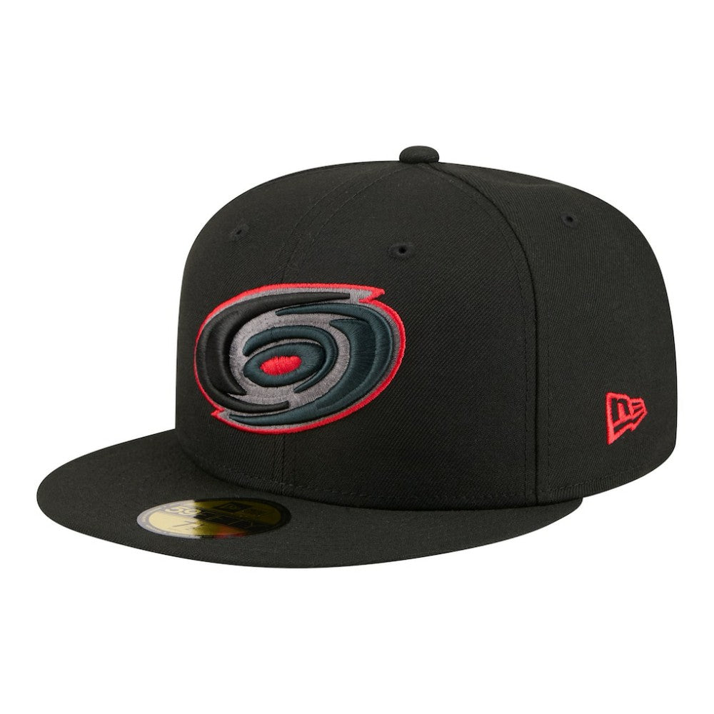 Carolina Hurricanes New Era Color Pop 59FIFTY Fitted Hat Black