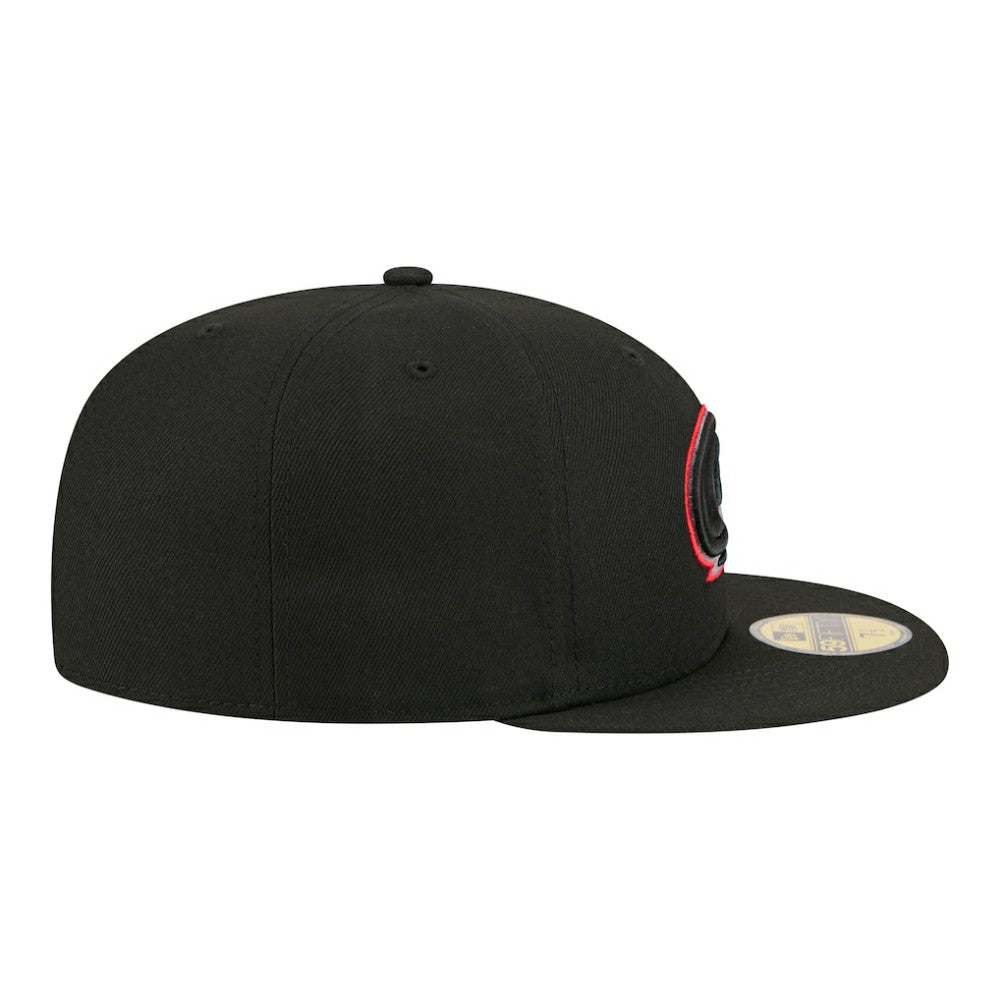 Carolina Hurricanes New Era Color Pop 59FIFTY Fitted Hat Black