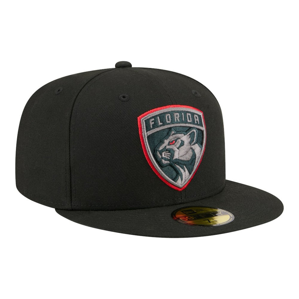 Florida Panthers New Era Color Pop 59FIFTY Fitted Hat Black