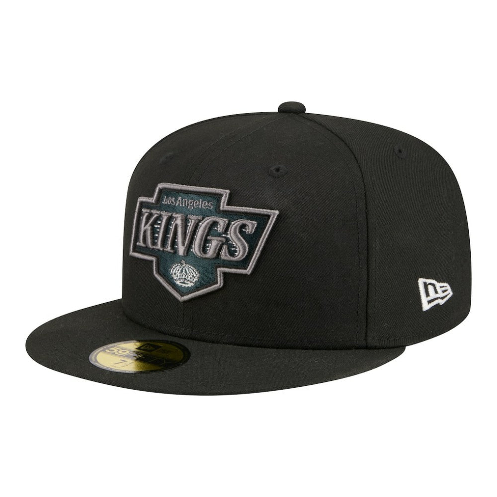 Los Angeles Kings New Era Color Pop 59FIFTY Fitted Hat Black