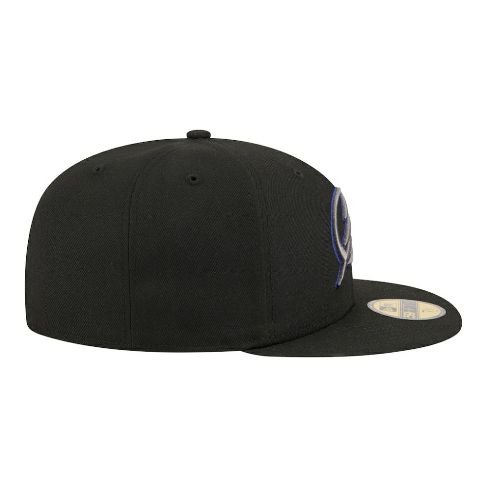 Tampa Bay Lightning New Era Color Pop 59FIFTY Fitted Hat Black
