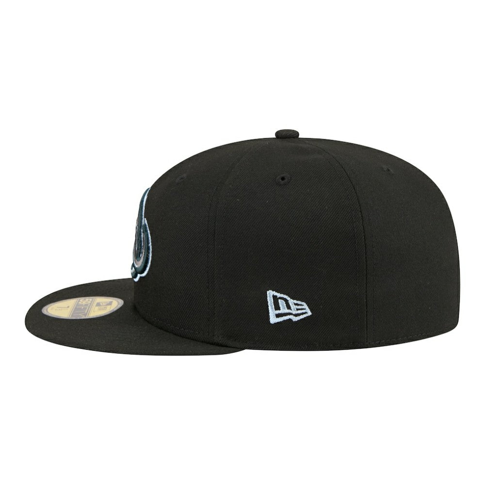 Utah Mammoth New Era Color Pop 59FIFTY Fitted Hat Black