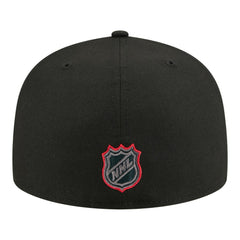 Detroit Red Wings New Era Color Pop 59FIFTY Fitted Hat Black