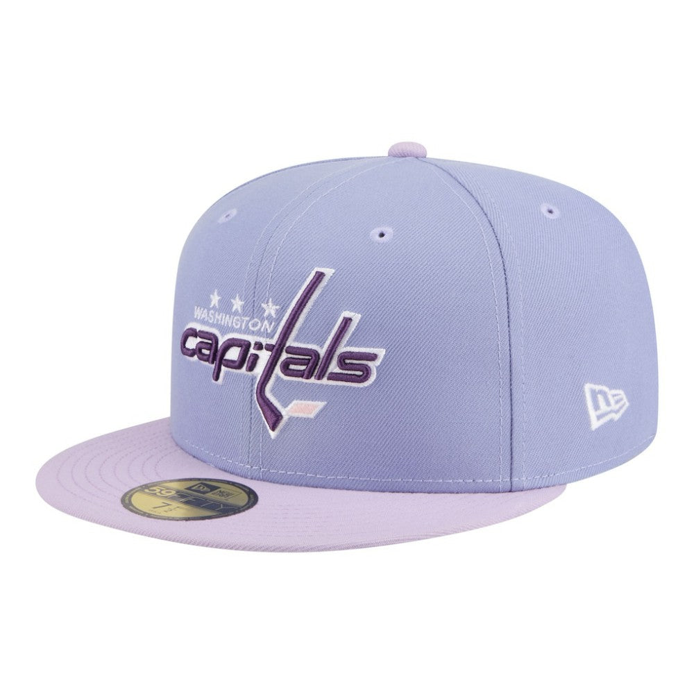Washington Capitals New Era Lavender Bloom 59FIFTY Fitted Hat Purple/Light Purple