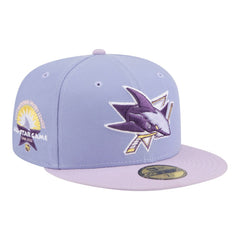 San Jose Sharks New Era Lavender Bloom 59FIFTY Fitted Hat Light Purple/Purple