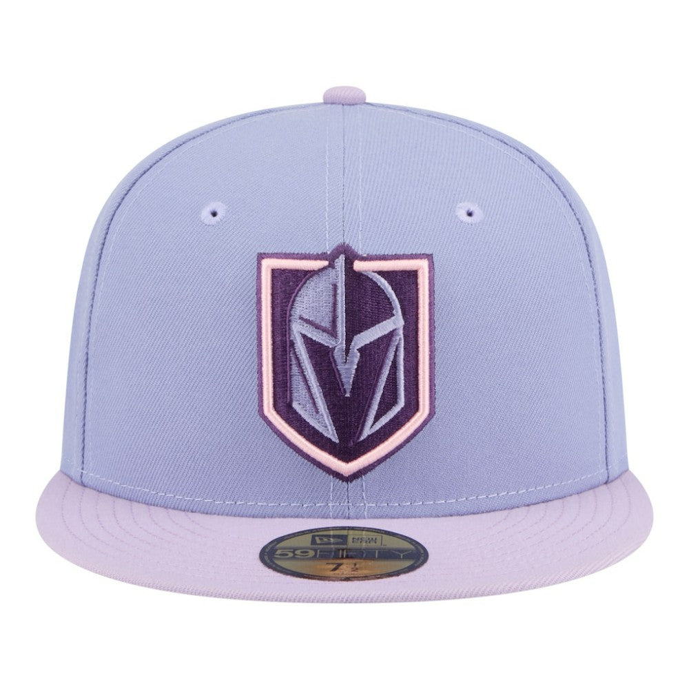Vegas Golden Knights New Era Lavender Bloom 59FIFTY Fitted Hat Light Purple/Purple
