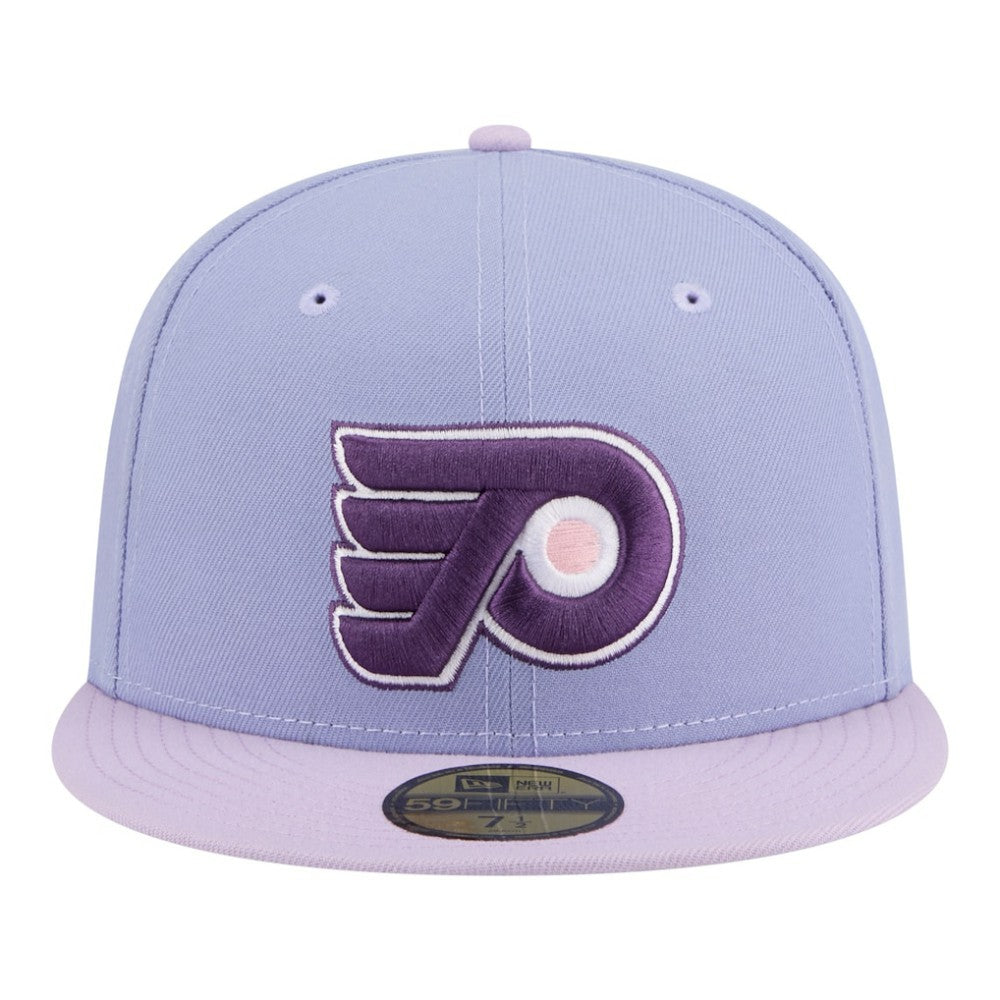 Philadelphia Flyers New Era Lavender Bloom 59FIFTY Fitted Hat Light Purple/Purple