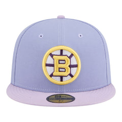 Boston Bruins New Era Lavender Bloom 59FIFTY Fitted Hat Light Purple/Purple