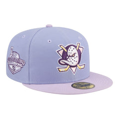 Anaheim Ducks New Era Lavender Bloom 59FIFTY Fitted Hat Light Purple/Purple