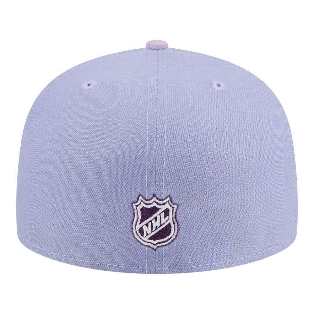 Anaheim Ducks New Era Lavender Bloom 59FIFTY Fitted Hat Light Purple/Purple