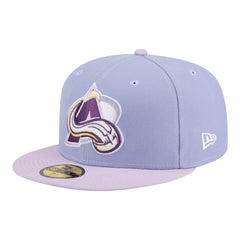 Colorado Avalanche New Era Lavender Bloom 59FIFTY Fitted Hat Light Purple/Purple