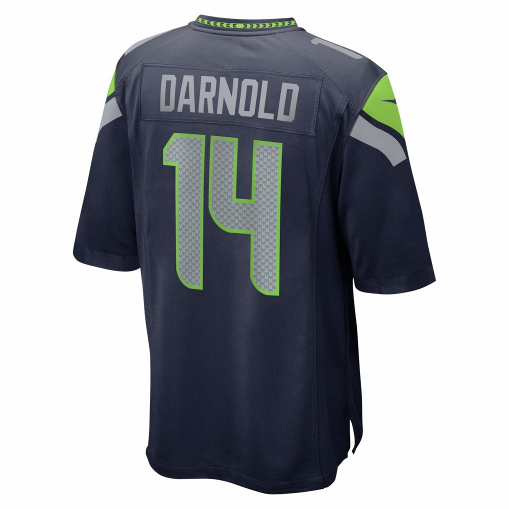 Sam Darnold Seattle Seahawks Super Bowl LX Patch Game Jersey - College Navy