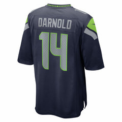 Sam Darnold Seattle Seahawks Super Bowl LX Patch Game Jersey - College Navy