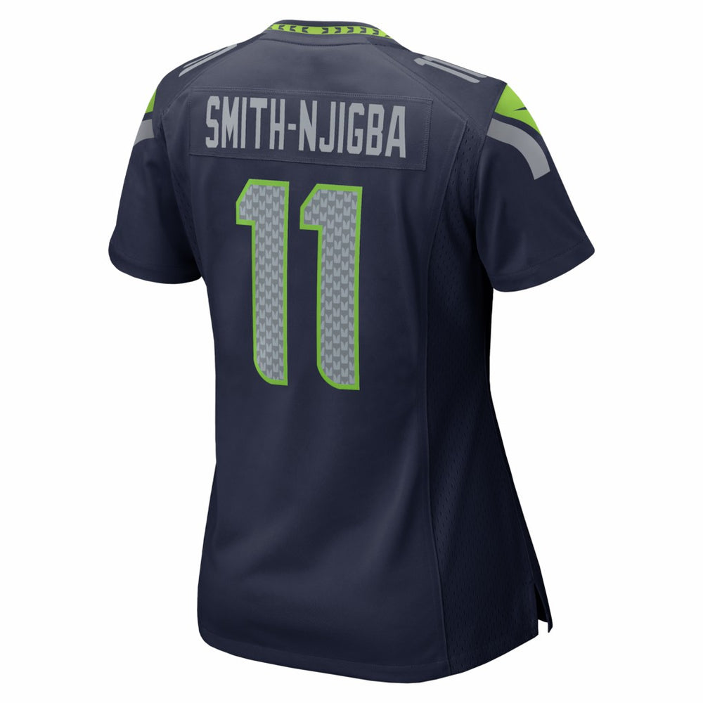 Jaxon Smith-Njigba Seattle Seahawks Women's Super Bowl LX Patch Game Jersey - College Navy