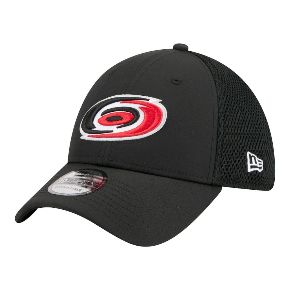 Carolina Hurricanes New Era Logo 39THIRTY Flex Hat Black