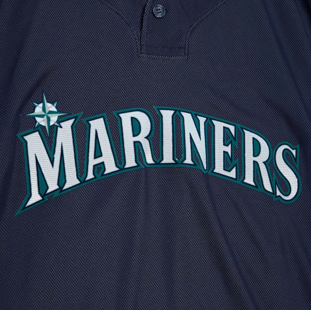 Ichiro Suzuki Seattle Mariners Big & Tall Cooperstown Mesh Batting Practice Jersey Navy | Mitchell & Ness