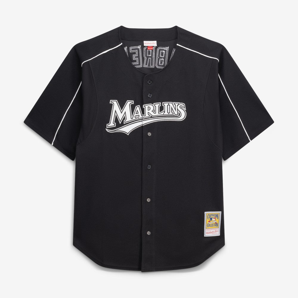 Miguel Cabrera Miami Marlins Big & Tall Cooperstown Mesh Batting Practice Jersey Black | Mitchell & Ness