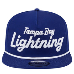 Tampa Bay Lightning New Era Team Text Golfer Adjustable Hat Blue